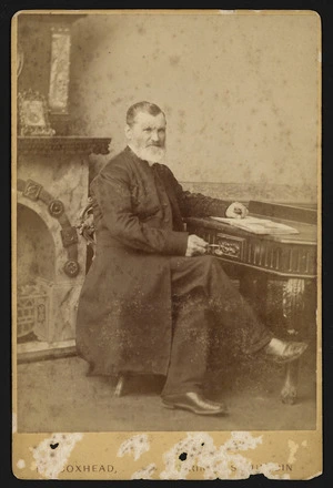 Portrait of Rev William Ronaldson - Photograph taken by Frank A Coxhead