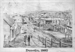 Symmons, A, fl 1800s :Dunedin, 1860 / A Symmons & Mackay delt. [1800s].