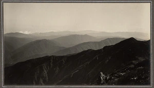 View of mountains, Mangahao area, Tararua Range
