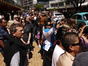 Photographs of the Rugby Sevens parade in Wellington