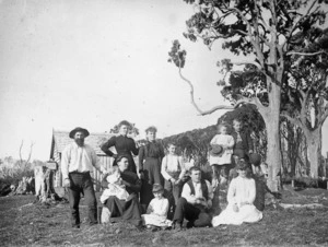 Harris family, Haast Beach, Haast