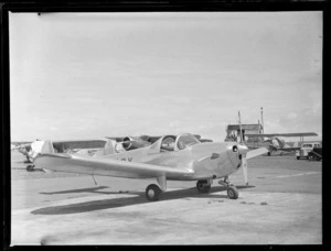 Ercoupe aircraft, Auckland airport, Mangere