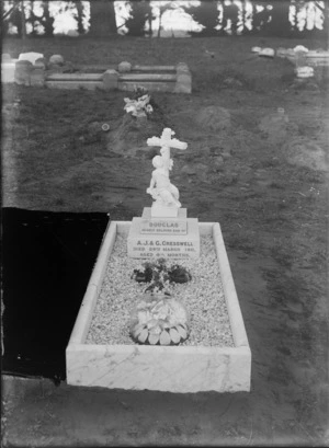 Gravesite of Douglas Cresswell, Linwood Cemetery, Christchurch