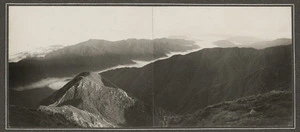 View of the Tararua Range and the Mangahao River valley