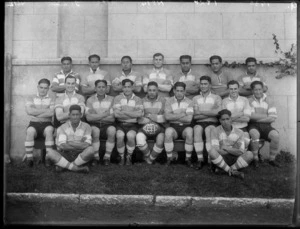 Senior school rugby team of the Maori Agricultural College, Hastings, Hawke's Bay