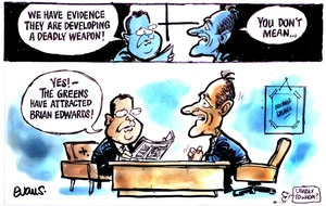 Evans, Malcolm Paul, 1945- :'We have evidence they are developing a deadly weapon!' ... 19 March 2012
