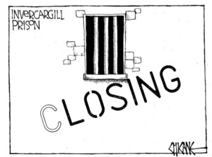 Winter, Mark 1958- :Invercargill Prison - closing. 20 March 2012