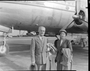 Mr and Mrs Travers, passengers Pan American World Airways