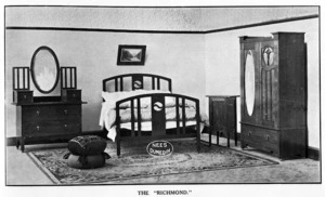 Nees Furniture (Dunedin) :The "Richmond" [bedroom suite. ca 1926].
