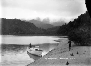 Boat on Lake Waikaremoana