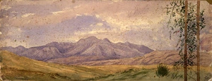Lysaght, Mary Grace Caroline, 1850-1935 :Mount Four Peaks from Albury. [1880s?].