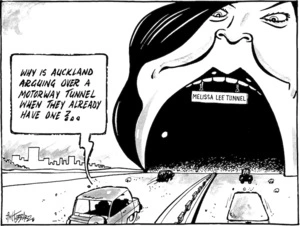 "Why is Auckland arguing over a motorway tunnel when it already has one?.." 14 May 2009