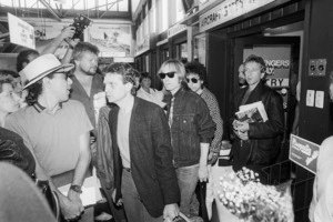 Tom Petty and Bob Dylan at Wellington Airport