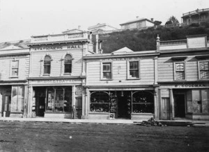 Shops on Lambton Quay, Wellington
