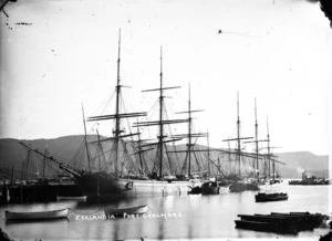 Sailing ship Zealandia berthed at Port Chalmers