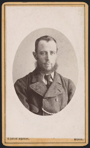 Portrait of John Edward Grace, 1854-1934 - Photograph taken by Charles Spencer