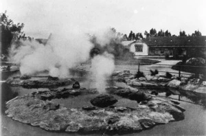 Malfroy geyser, Sanatorium grounds, Rotorua
