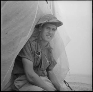 Private Ian Max McQuarrie, MM - Photograph taken by W A Whitlock