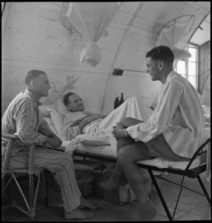 Patients at a NZ General Hospital, Egypt - Photograph M D Elias