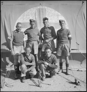 Personnel of NZ Main Dressing Station at El Alamein, Egypt