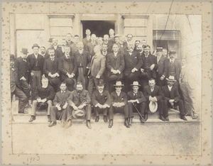 Muir and Stephenson :Group photograph of members of the Wellington legal profession