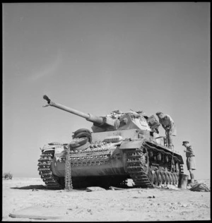 German Mark IV Special tank with 75mm gun, Egypt - Photograph taken by M D Elias