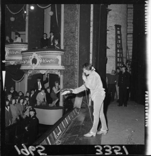 P.J. Proby on stage at the Wellington Opera House