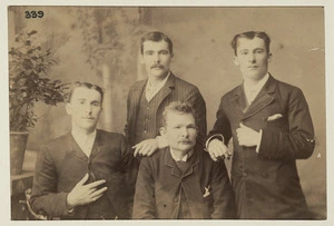 Studio portrait of the Wirth Brothers
