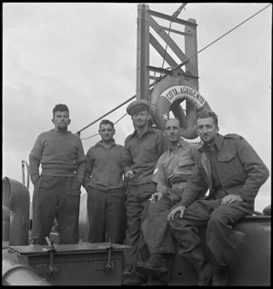 NZ Engineers serving as seamen from Alexandria to Benghazi, World War II