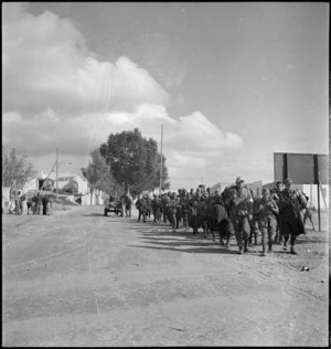 Axis prisoners captured during offensive in Libya, World War II - Photograph taken by H Paton