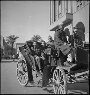 New Zealanders on leave in Tripoli, World War II - Photograph taken by H Paton