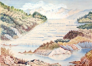 Artist unknown :[White Terraces, 1870s or early 1880s]