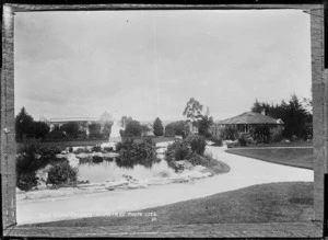 Gardens in the Sanatorium grounds at Rotorua - Photograph taken by Sigvard Jacob Dannefaerd