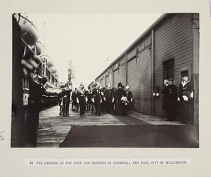 Arrival of the Duke and Duchess of Cornwall and York, Wellington