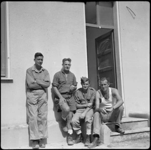 POWs at the British Transit Camp in southern Italy, World War II - Photograph taken by W A Brodie