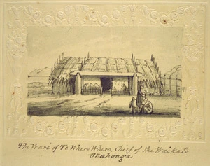 [Johnson, John], 1794-1848 :[The Hobson album]. The ware of Te Whero Whero, chief of the Waikato, Onahonga. [1843].