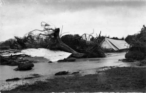 O'Shannessy house in Taradale, swept away by a flood