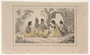 Sainson, Louis Auguste de 1800- :Indigenes. [Plate] 185. Danvin del. Montaut [Montant?] sc. Lemaitre dir. [Paris, Didot freres, 1836-63?]