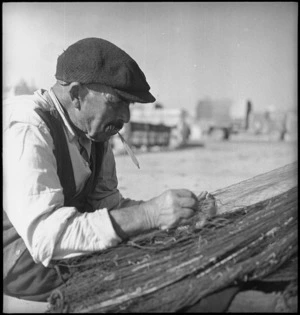 Italian fisherman at Bari, Italy - Photograph taken by George Kaye