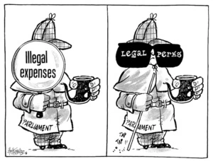 "Illegal expenses" "Legal perks" 7 June 2009