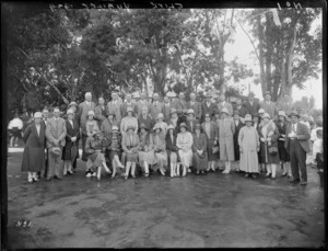 Group photograph taken at Clive School 50th Anniversary Celebrations, Hawkes Bay