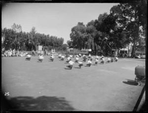 Demonstration by children, Clive School 50th Anniversary Celebrations, Hawkes Bay