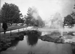 Thermal pools in the grounds of the Government Sanatorium and Baths in Rotorua
