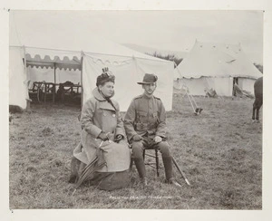 Mrs Seddon and her son Captain Richard Seddon, South Africa - Photograph taken by I von Gottfried