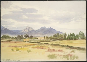 Barraud, William Francis 1850-1926 :Kaikoura from West End. Feb[ruar]y 1 [18]96