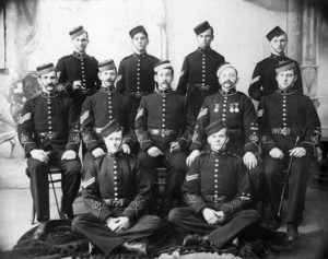 Non-commissioned officers, Wellington Engineer Volunteers, 1903