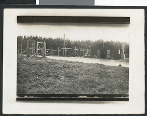 Main Gate of Whenuaroa (Strathmore) Detention Camp