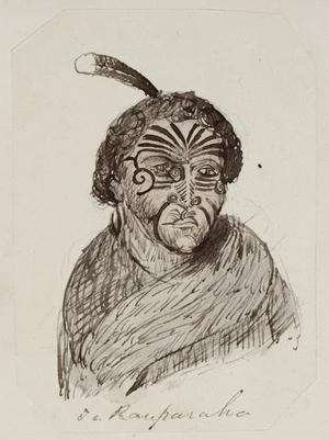 [Taylor, Richard], 1805-1873 :Te Rauparaha. [1840s]