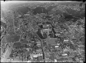 Aerial view of part of Wellington