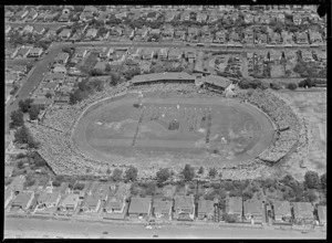 Opening ceremony, 1950 Empire Games at Eden Park, Auckland